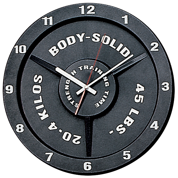 Часы настенные в форме олимпийского диска Body-Solid STT45