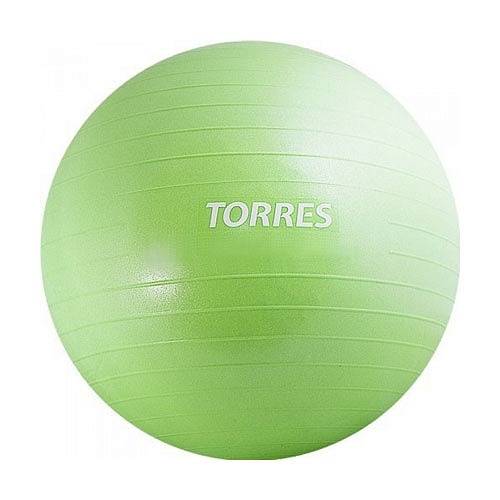 Мяч гимнастический Torres 55 см, AL100155, зеленый цвет