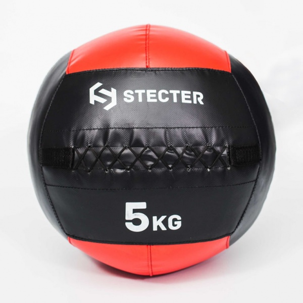 Медбол 5 кг (красный) STECTER