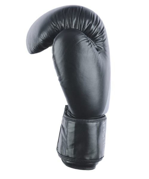 Перчатки боксерские ARES, кожа, черный, 14 oz
