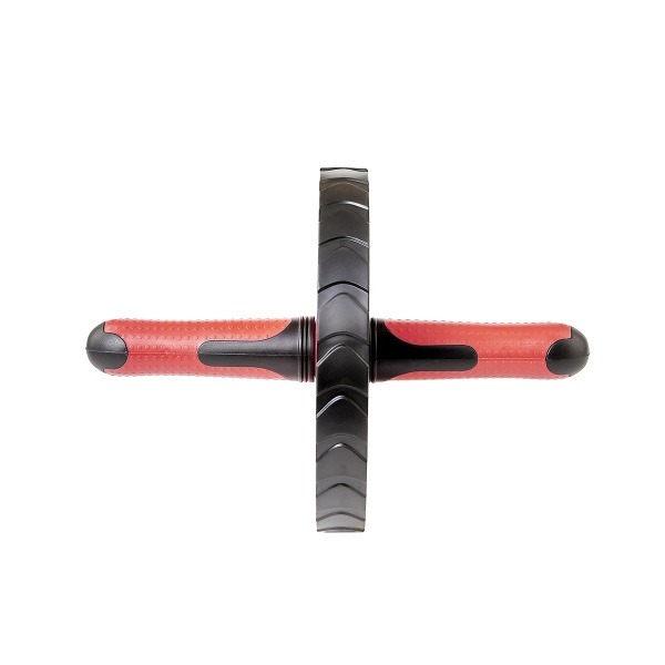 Ролик гимнастический "TORRES" арт.PL5012, металл, пластик, нескользящий протектор, крас-черн