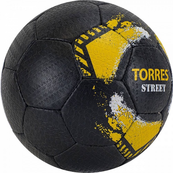 Мяч футбольный Torres Street SS21, F020225, черный цвет, 5 размер