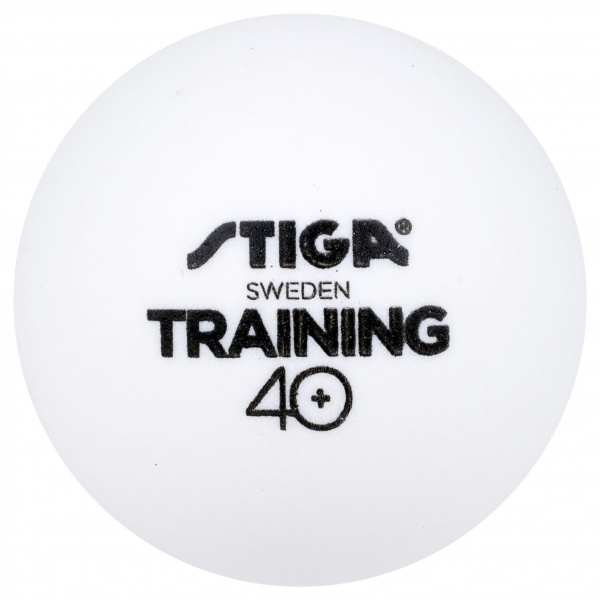 Теннисные пластиковые мячи Stiga Training ABS 40+ ММ (БЕЛЫЕ)