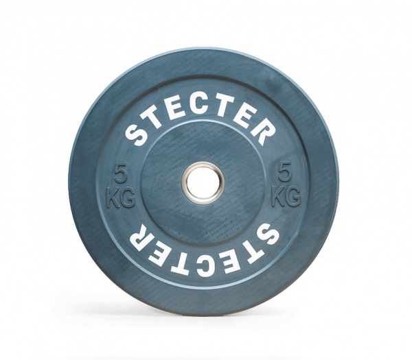 Диск тренировочный 5 кг (серый) STECTER